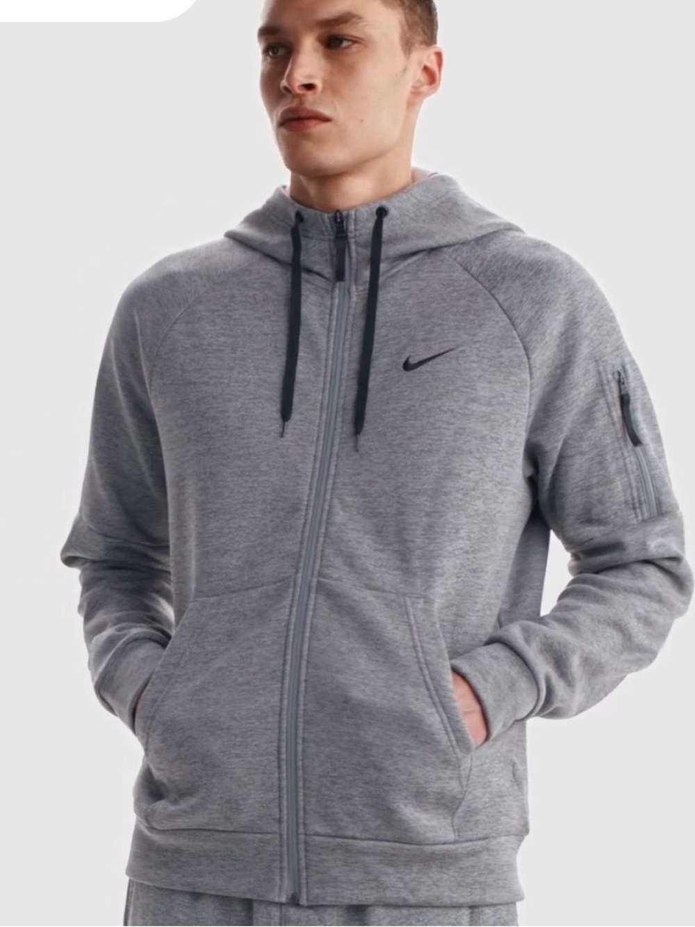 Nike Men’s Therma Fit full zip up fitness sweatshirt